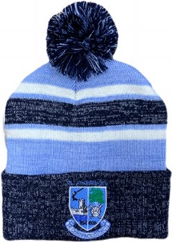 CS Kildysart GAA Bobble Hat (Melange Navy Sky White) OSFA