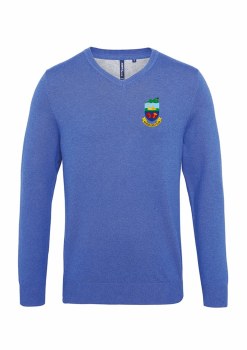 Asquith & Fox Kilrush Golf Club Mens V Neck Jumper (Royal) 3XL