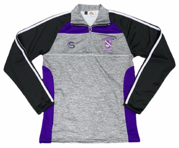 CS Kilrush RFC Half Zip (Melange Grey Purple Black White) 7-8