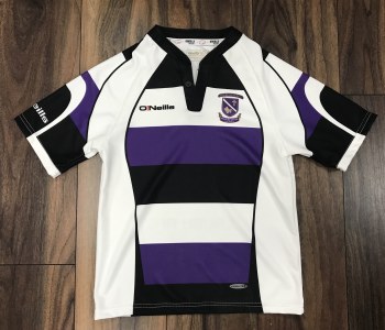 O'Neill Kilrush RFC Rugby Jersey (Black White Purple) 5-6