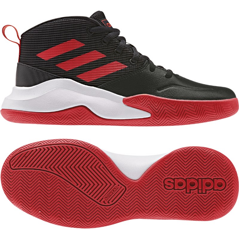 black red and white basketball shoes