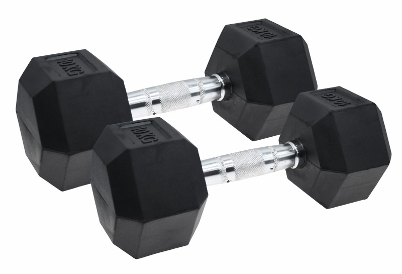 Cougar Thor Hex Dumbbells 10kg - Central Sports