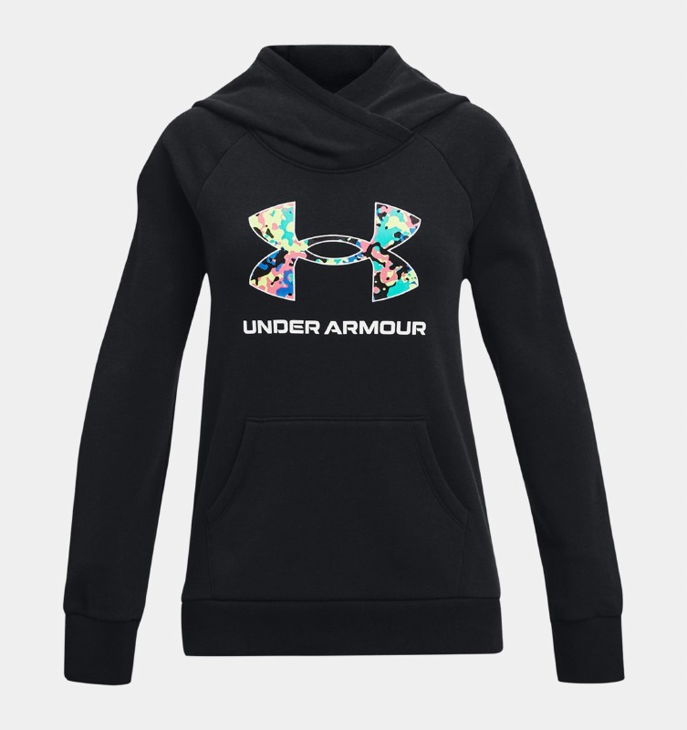 Under Armour Girls' Rival Fleece Logo Hoodie