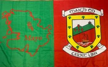 Mayo Flag Crested 5X3 Half & Half