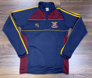 CS Miltown Malbay Half Zip (Navy Maroon Amber) 11-12
