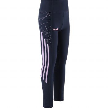 O'Neills Dolmen Full Lenght Leggings (Marine Cotton Candy Lavender) Age 13-14