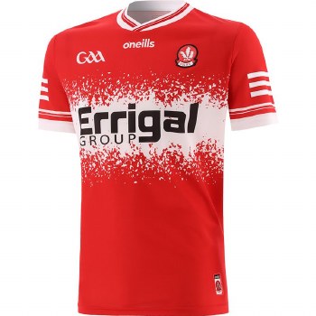 O'Neills Derry GAA Home Jersey 2024 Red White Size Large