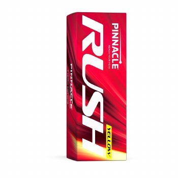 Pinnacle Rush Golf Balls 3 Ball Pack Yellow