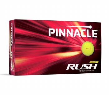 Pinnacle Rush 2024 Golf Balls 15 Ball Box Yellow