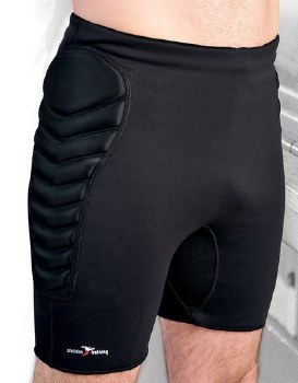 Precision Neoprene Padded Goal-Keeping Shorts Black Size XL