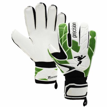 Precision Fusion X3D Goalkeeper Gloves (White Green) 11