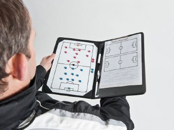 Precision Pro Soccer Coaches Tactic Folder Black