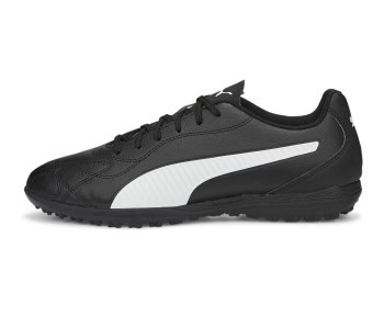 Puma Monarch II TT Astro Turf Football Boots (Black White) Size 7