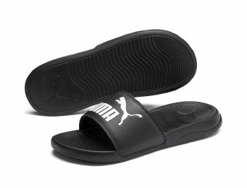 Puma Popcat 20 Sliders Unisex (Black White) Size 10