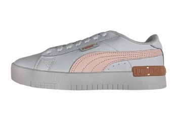 Puma Jada Junior Classic Trainers White Poppy Pink Size 3