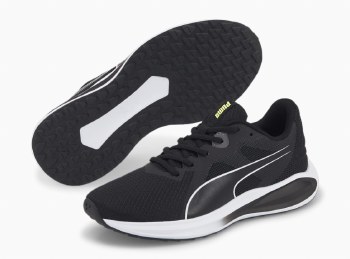 Puma Twitch Runner Junior (Black White) 5
