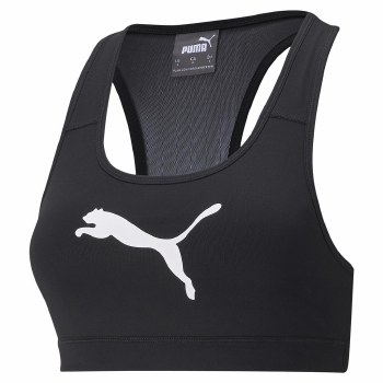 Puma 4Keeps Sports Bra (Black White) Medium