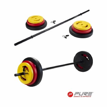 Pure2improve 20kg Barbell Set