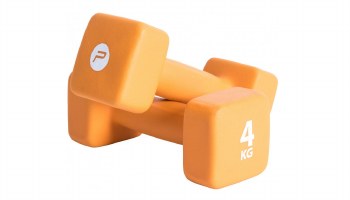 Pure2improve Neoprene Dumbbell Set (Orange) 4KG