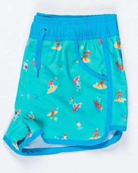 Saltrock Surf Sister Boardshorts Girls (Turquoise) Age 11-12