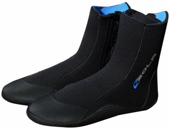 Sola 5mm Zip Boots (Black Blue) Uk 10