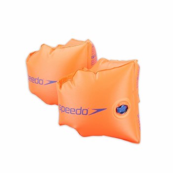 Speedo Sea Squad Armbands (Orange) 6-12
