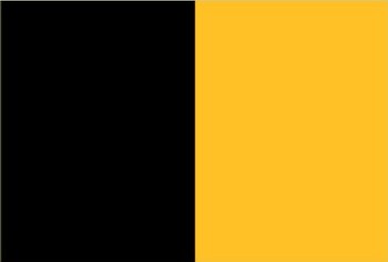 TCF 3X2 Flag Black Amber