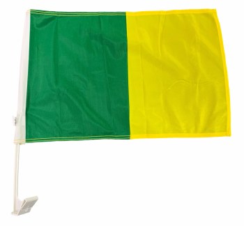 TCF Car Flag Green Amber