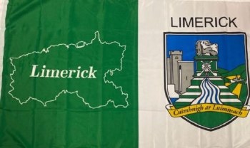 Limerick Flag Crested 5X3 Half & Half