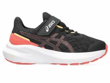Asics GT-1000 13 PS Kids Velcro Running Shoes Black Rubble Red Size 10 Asics GT-1000 13 PS Kids Velcro Running Shoes Black Rubble Red Size 10