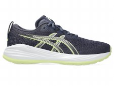 Asics Gel-Cumulus 27 GS Kids Running Shoes Indigo Fog Lucid Yellow Size 5.5
