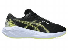 Asics Novablast 5 GS Kids Running Shoes Black Citron Size 5.5 Asics Novablast 5 GS Kids Running Shoes Black Citron Size 5.5