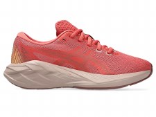Asics Novablast 5 GS Kids Running Shoes Dark Pink Clay Rubble Red Size 4 Asics Novablast 5 GS Kids Running Shoes Dark Pink Clay Rubble Red Size 4