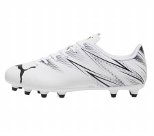 Puma Attacanto Firm Ground Football Boots White Black 6