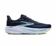 Brooks Ghost 17 Men's Running Shoes Peacoat Lime Blue Size 13 Brooks Ghost 17 Men's Running Shoes Peacoat Lime Blue Size 13