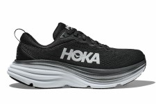 Hoka Bondi 8 Women's Running Shoes Black White Size 6.5