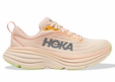 Hoka Bondi 8 Women's Running Shoes Cream Vanilla Size 7.5