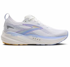 Brooks Glycerin 22 GTS Women's Running Shoes White Blue Heron Apricot Size 5
