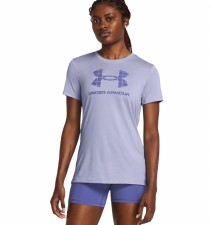 Under Armour Women's Tech™ Big Logo Short Sleeve Celeste Starlight Size Large