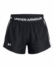 Under Armour Girls Tech Play Up Shorts Black White Size Small Under Armour Girls Tech Play Up Shorts Black White Size Small