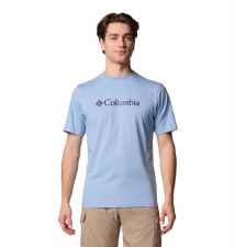 Columbia CSC Basic Logo Tee Ripple Blue Size Small
