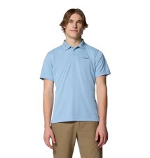 Columbia Mens Utilizer Polo Ripple Blue Size Medium