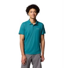 Columbia Mens Zero Rules Light polo River Blue Size Medium Columbia Mens Zero Rules Light polo River Blue Size Medium