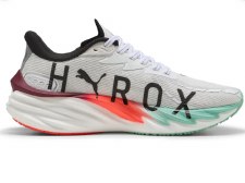 Puma Velocity Nitro 4 Hyrox Womens Running Shoe White Mint Melt Glowing Red Size 5
