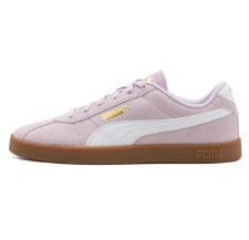 Puma Club II Womens Shoes Lilac Frost Puma White Gold Size 7