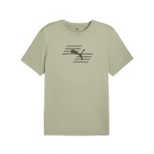PUMA x HYROX Graphic Tee Men Lux Army Size Small