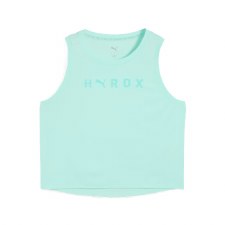 PUMA x HYROX CLOUDSPUN ThermoAdapt Crop Tank Women Mint Melt Size Small