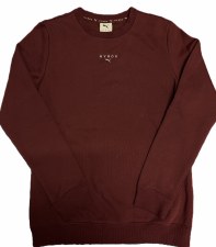 PUMA x HYROX Womens Crewneck Ruby Shimmer Size Medium PUMA x HYROX Womens Crewneck Ruby Shimmer Size Medium