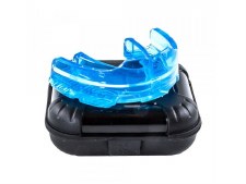 Makura Lithos Pro Senior Mouth Guard - Designed For Braces Ice Blue