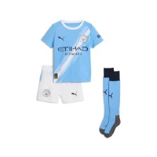 Puma Manchester City 25/26 Junior Home Mini Kit Age 5-6 Puma Manchester City 25/26 Junior Home Mini Kit Age 5-6